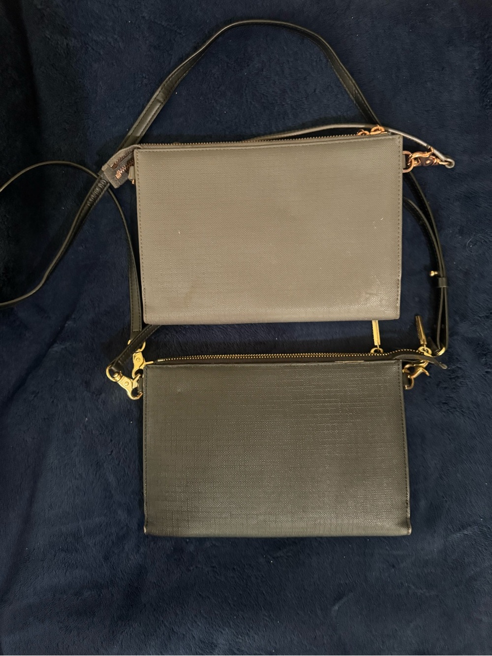 2 Dagne Dover Crossbody Bag in Black and grey